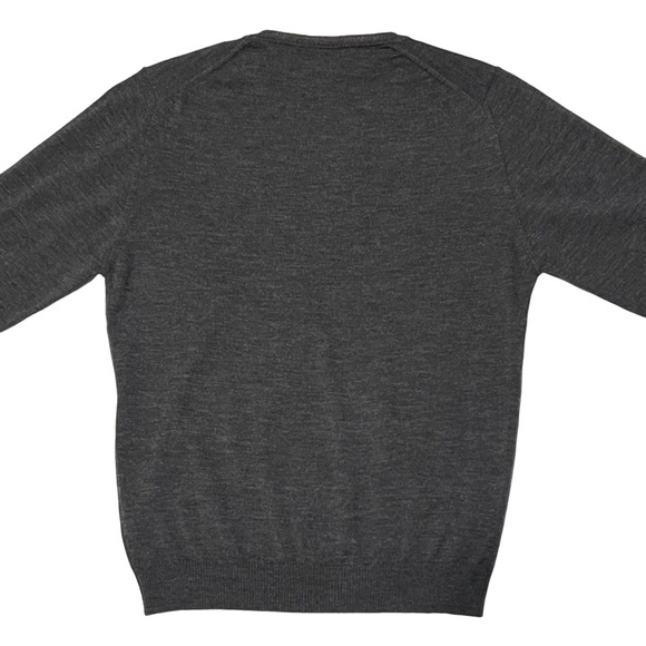 Daniele Fiesoli Crew Neck Gray Merino Wool Sweater. Size XL - Picture 7 of 7